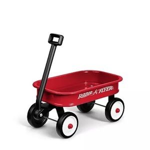 12” Authentic Radio Flyer Wagon, functional wheels and steering!